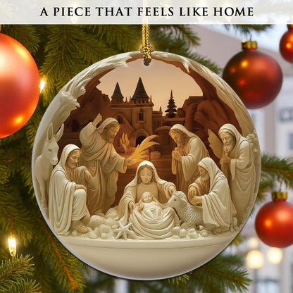 Nativity Christmas Ornament