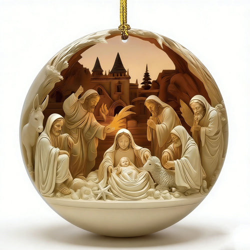 Nativity Christmas Ornament